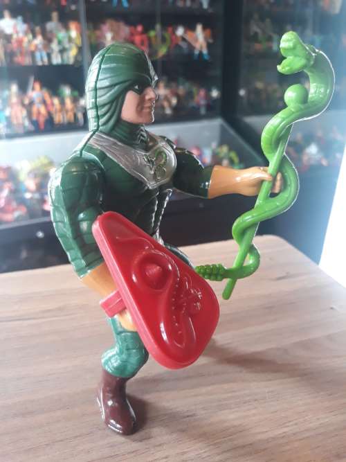 1986 Complete King Hiss of He-Man-Masters of the Universe #463 (MOTU) Vintage Figure