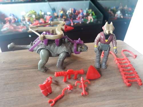 Dino Riders 1987 Complete Ankylosaurus With Sting Vintage Figure