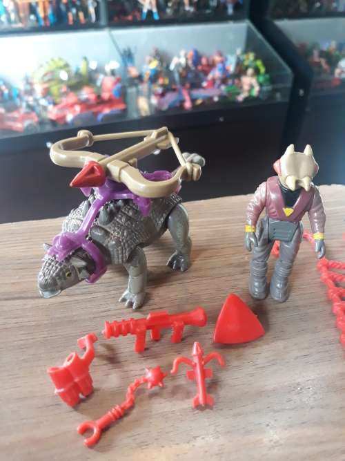 Dino Riders 1987 Complete Ankylosaurus With Sting Vintage Figure