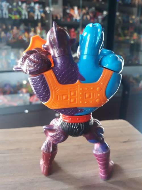 1985 Complete Two Bad of He-Man-Masters of the Universe 87 (MOTU) Vintage Figure