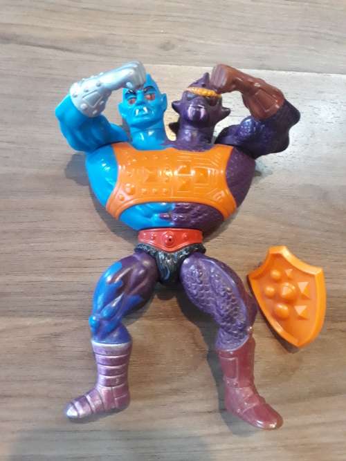 1985 Complete Two Bad of He-Man-Masters of the Universe 932 (MOTU) Vintage Figure