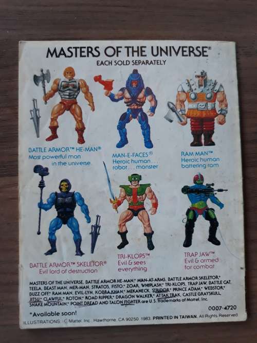 1983 Mini Comic He-Man And The Insect People of He-Man-Masters of the Universe (MOTU)