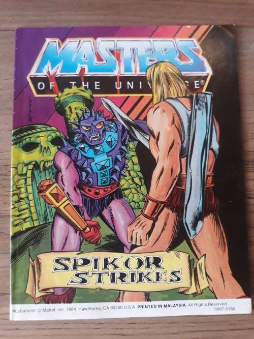 1984 Mini Comic Spikor Strikes of He-Man-Masters of the Universe (MOTU)