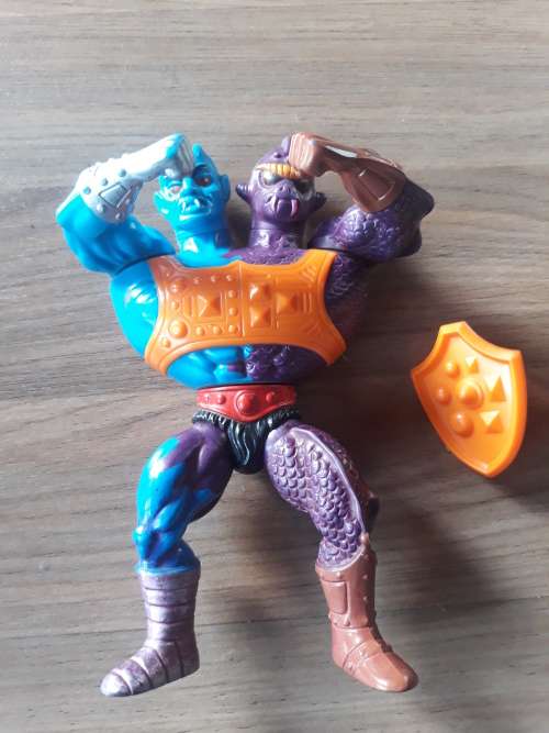 1985 Complete Two Bad of He-Man-Masters of the Universe 2000 (MOTU) Vintage Figure