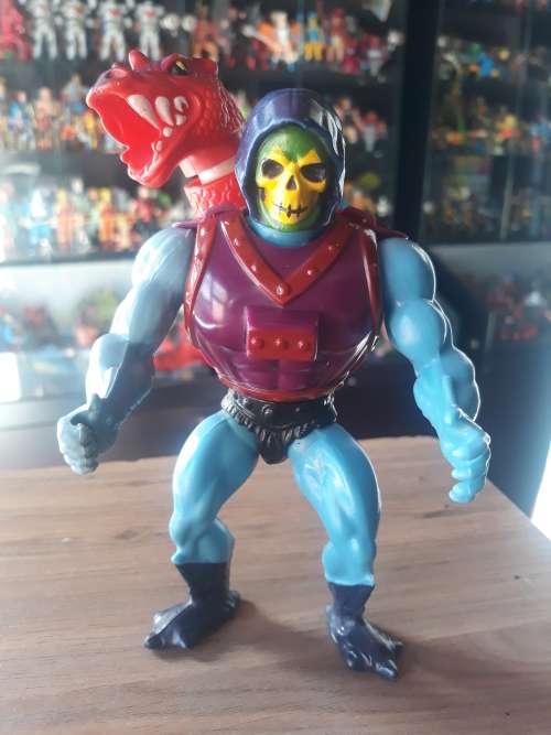 1985 Dragon Blaster Skeletor of He-Man-Masters of the Universe 2000 (MOTU) Vintage Figure