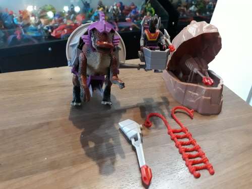 Dino Riders 1987 Saurolophus With Locus Vintage Figure