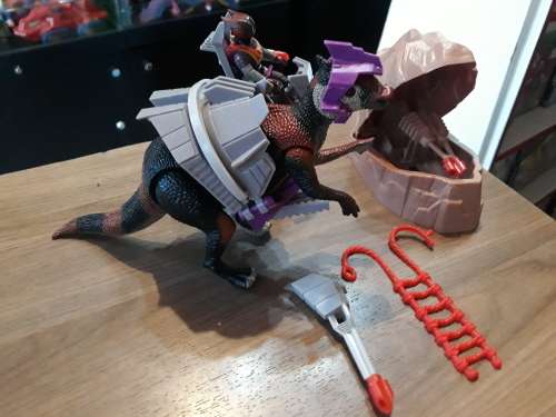Dino Riders 1987 Saurolophus With Locus Vintage Figure