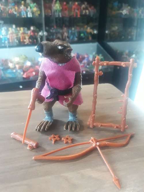 1988 Complete Splinter Vintage Figure Teenage Mutant Ninja Turtles