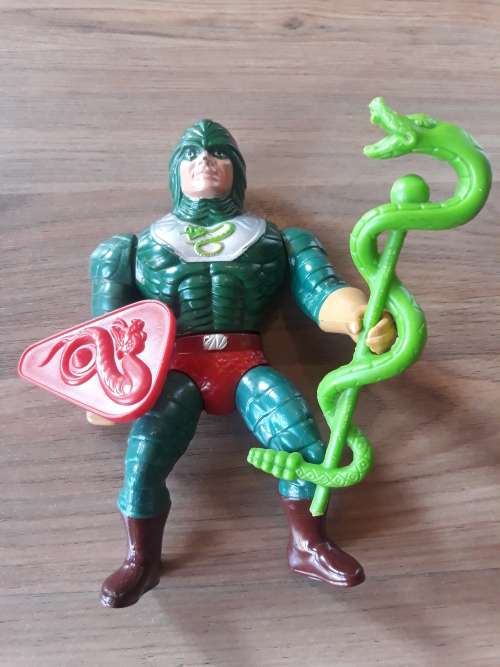1986 Complete King Hiss of He-Man-Masters of the Universe #3002 (MOTU) Vintage Figure