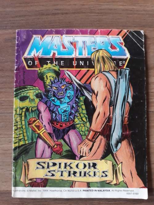 1984 Mini Comic Spikor Strikes of He-Man-Masters of the Universe (MOTU)