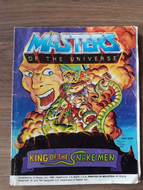 1985 Mini Comic King Of The Snake Men of He-Man-Masters of the Universe (MOTU)