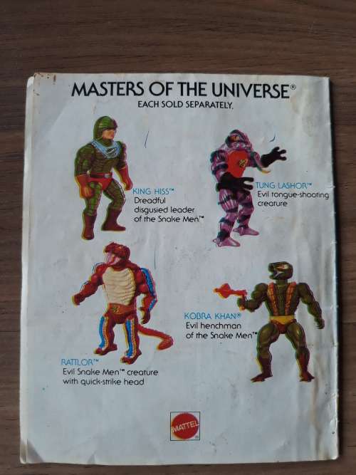 1985 Mini Comic King Of The Snake Men of He-Man-Masters of the Universe (MOTU)
