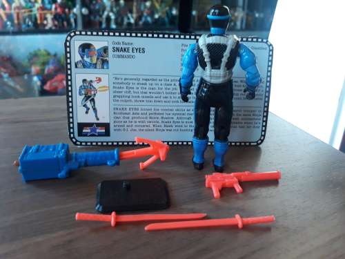 GI Joe 1991 Complete Snake Eyes Vintage Figures