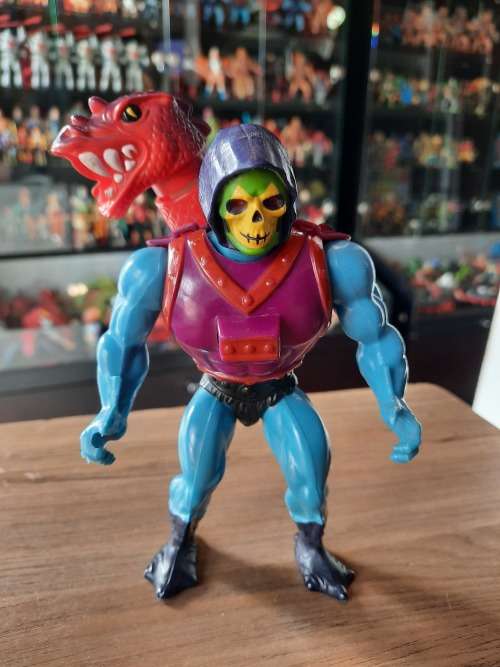 1985 Dragon Blaster Skeletor of He-Man-Masters of the Universe 7878 (MOTU) Vintage Figure