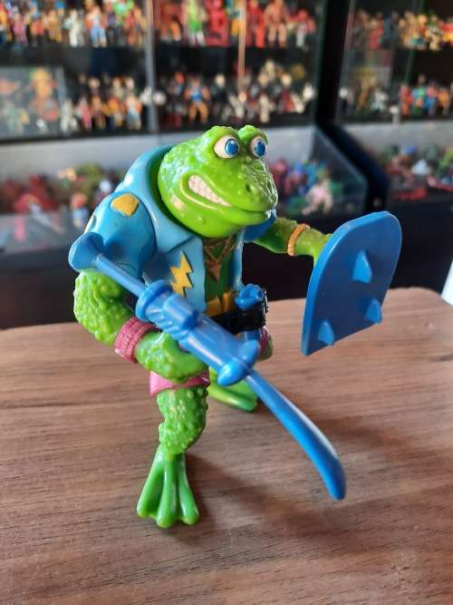 1989 Genghis Frog Vintage Figure Teenage Mutant Ninja Turtles 70