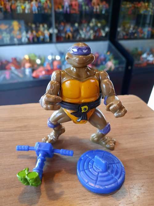 1991 Head Droppin Donatello Vintage Figure Teenage Mutant Ninja Turtles