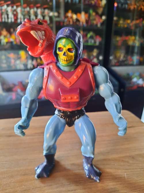 1985 Dragon Blaster Skeletor of He-Man-Masters of the Universe 7777 (MOTU) Vintage Figure