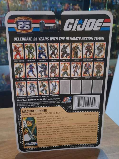 GI Joe MOC 25th Anniversary Rock n Roll Figures