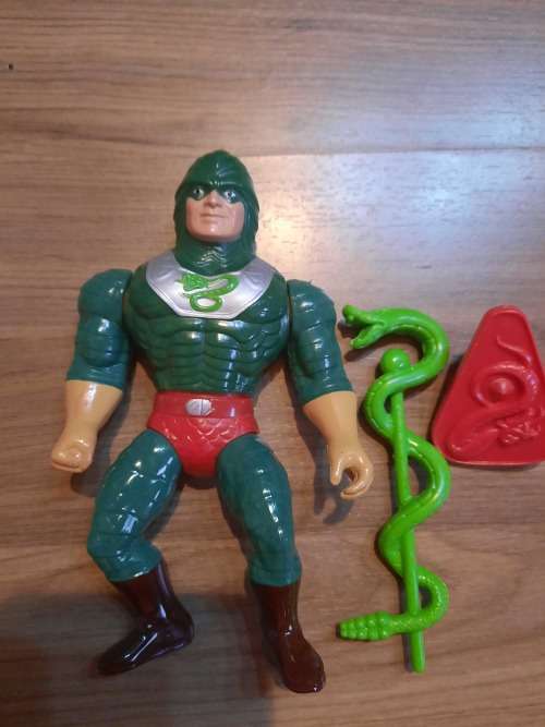 1986 Complete King Hiss of He-Man-Masters of the Universe #9191 (MOTU) Vintage Figure