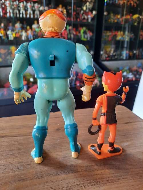 Thundercats 1986 Tygra With PVC Wilykat Vintage Figure #2900