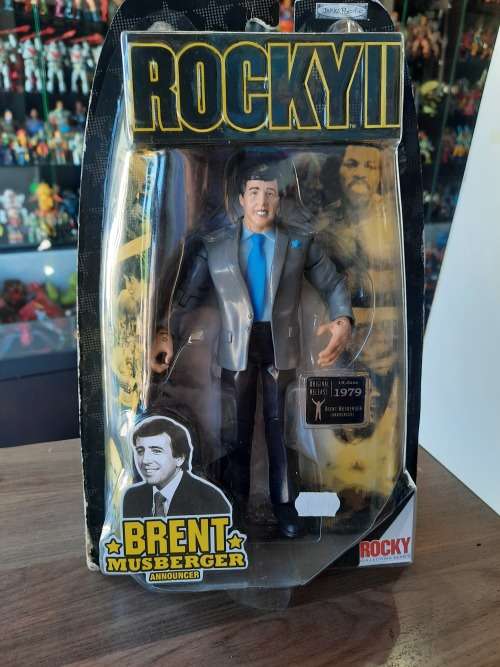 Rocky MOC `BRENT MUSBERGER` Figure Jakks Pacific