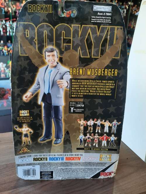 Rocky MOC `BRENT MUSBERGER` Figure Jakks Pacific