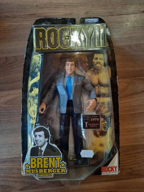 Rocky MOC `BRENT MUSBERGER` Figure Jakks Pacific