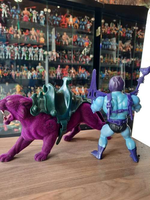 1981 Complete Skeletor And Panthor of He-Man Masters of the Universe #811 (MOTU) Vintage Figure