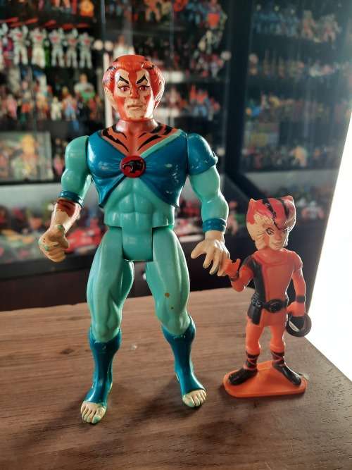 Thundercats 1986 Tygra And PVC Willykat  Vintage Figure 2002