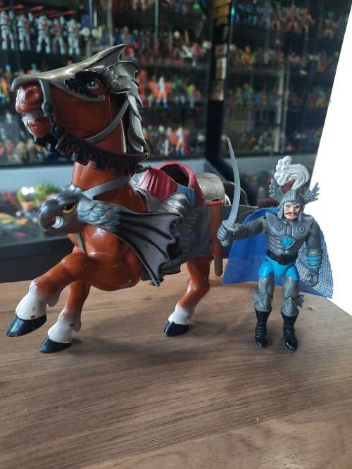 1983 Complete Strongheart And Destrier Dungeons And Dragons Vintage Figure