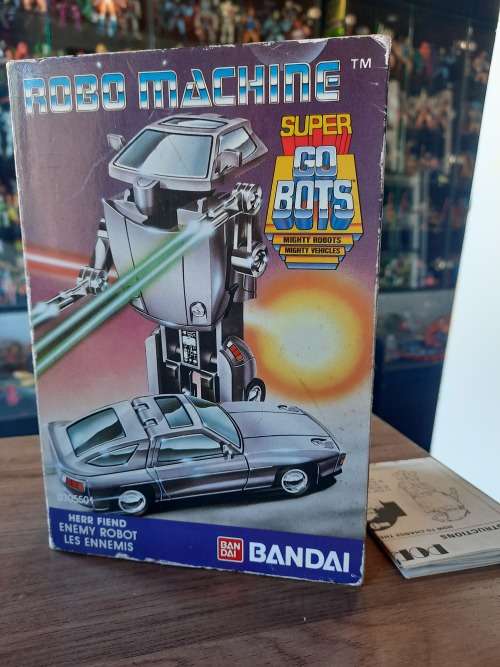 1985 Herr Fiend `Super Go Bots` With Box Vintage Figure