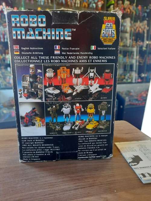 1985 Herr Fiend `Super Go Bots` With Box Vintage Figure