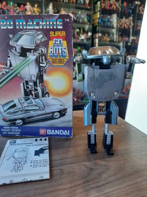 1985 Herr Fiend `Super Go Bots` With Box Vintage Figure