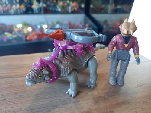 Dino Riders 1987 Ankylosaurus With Sting Vintage Figure
