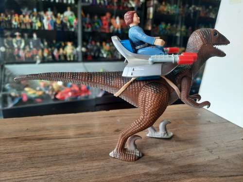 Dino Riders 1987 Deinonychus With Sky Vintage Figure