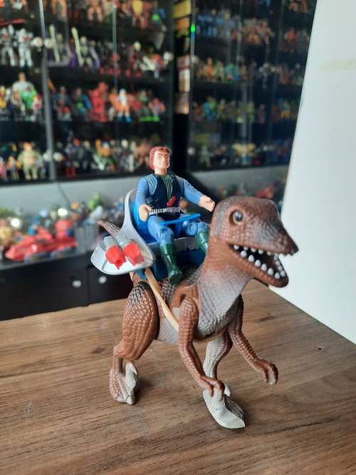Dino Riders 1987 Deinonychus With Sky Vintage Figure