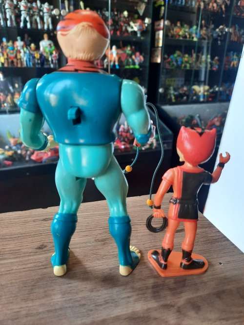 Thundercats 1986 Complete Tygra And PVC Willykat  Vintage Figure 411