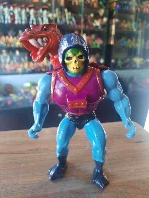 1985 Dragon Blaster Skeletor of He-Man-Masters of the Universe 799 (MOTU) Vintage Figure