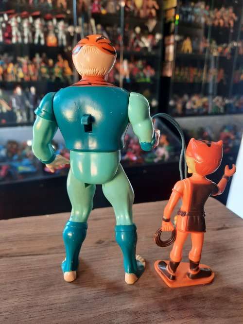 Thundercats 1986 Complete Tygra With PVC Wilykat Vintage Figure #4398