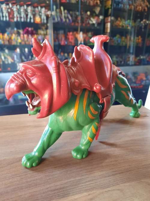 1981 Complete Battle Cat of He-Man Masters of the Universe 400 (MOTU) Vintage Figure