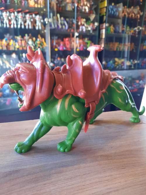 1981 Complete Battle Cat (Mexico) of He-Man Masters of the Universe 411 (MOTU) Vintage Figure