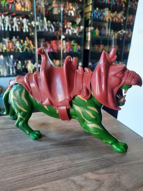 1981 Complete Battle Cat (Mexico) of He-Man Masters of the Universe 411 (MOTU) Vintage Figure