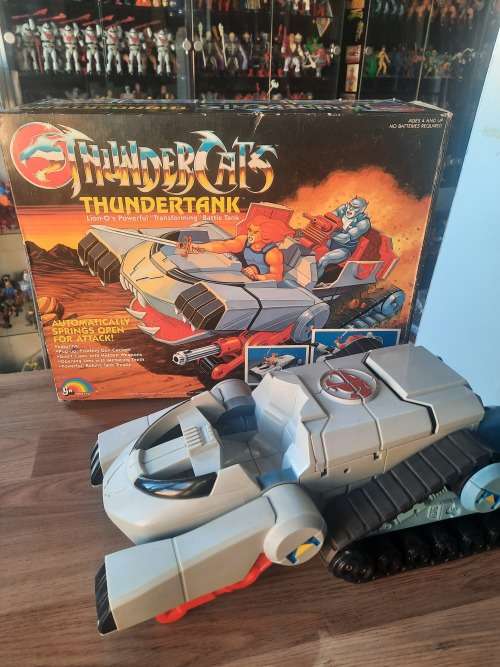 Thundercats 1985 Complete Thundertank With Box Vintage Figure