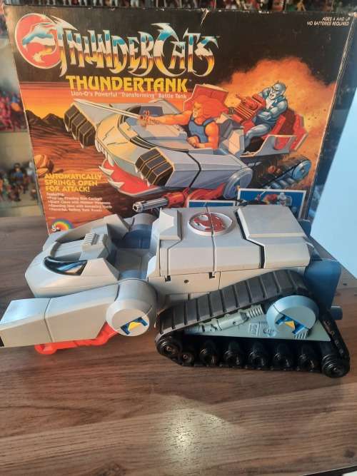 Thundercats 1985 Complete Thundertank With Box Vintage Figure