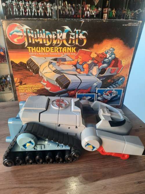 Thundercats 1985 Complete Thundertank With Box Vintage Figure