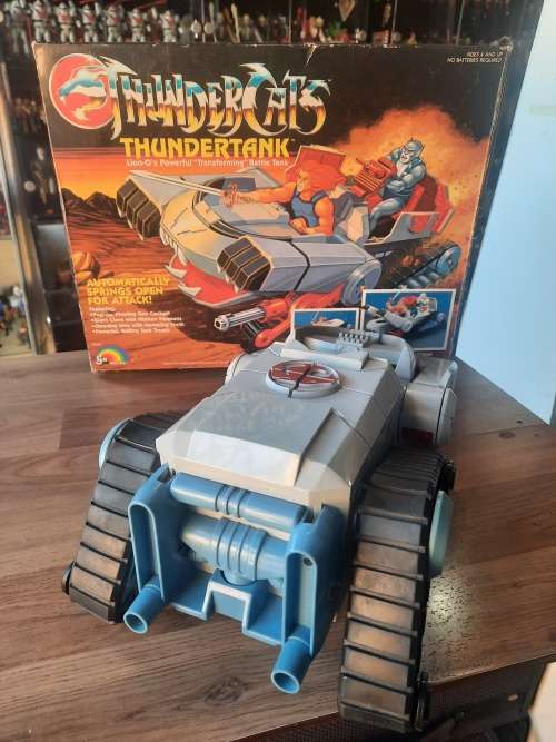 Thundercats 1985 Complete Thundertank With Box Vintage Figure