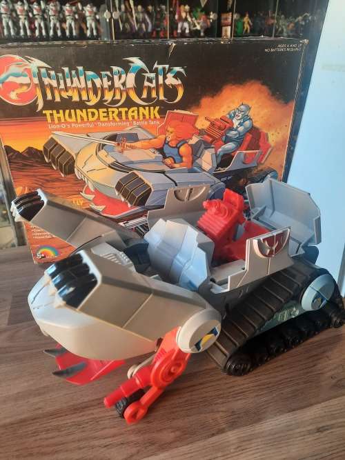 Thundercats 1985 Complete Thundertank With Box Vintage Figure