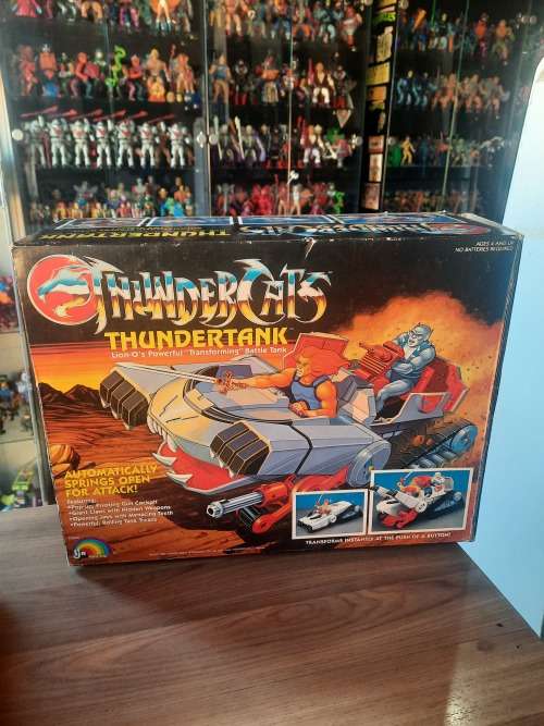 Thundercats 1985 Complete Thundertank With Box Vintage Figure