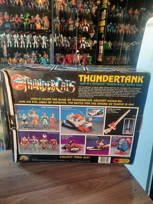 Thundercats 1985 Complete Thundertank With Box Vintage Figure