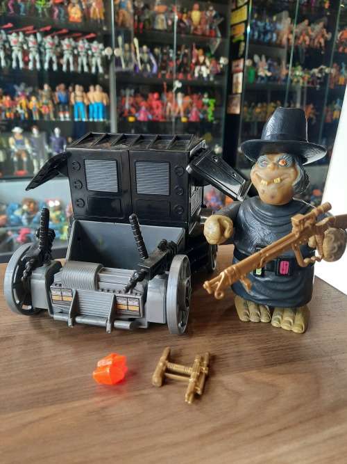 BraveStarr 1986 Complete Outlaw-Scuzz With Scuzz Bucket Vintage Figure  910